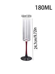 透明玻璃高脚杯、红酒杯、香槟杯、果汁和冷饮杯，高档奢华风格，适合居家、咖啡厅、酒店、餐厅、节日礼物、纪念品 | 酒杯、葡萄酒杯、玻璃饮水杯