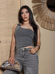 Steff Loaiza Slant Pocket Wide Leg Baggy Jeans Y2k