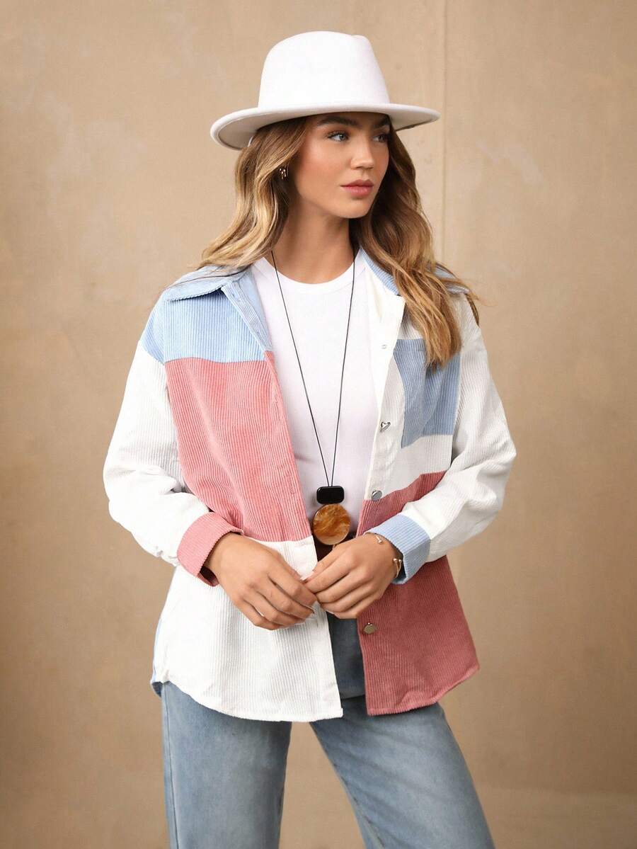 Wildy 剪裁和缝制落肩夹克 西式 女款