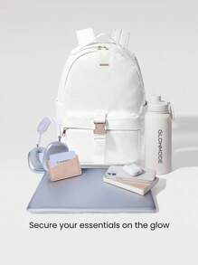 GLOWMODE Backpack Commuting Travel Office 21L Travel Bag Fall Winter - White - View 2