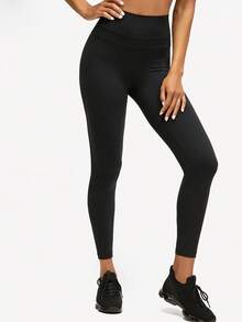 GLOWMODE 24" FeatherFit™ 7/8 Xà cạp yoga Kéo dài Cao Dây thắt lưng Khỏe mạnh Quần tất Với Trở lại Túi điện thoại - màu đen - Xem 7