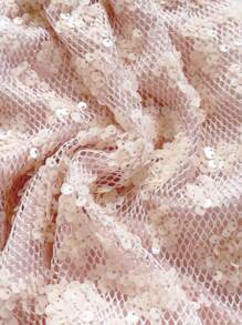 Soleia Women's Fashionable Sexy Sequin Backless Halter Neck Camisole - Yellow - View 8