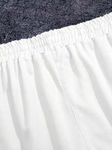 Manfinity Campus Court 男士松紧腰抽绳休闲夏季短裤