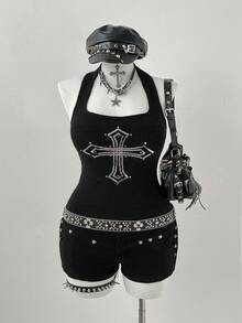 Sunspun Hauts en tricot grande taille pour Halloween