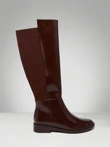 Solezae Damen bequeme Kniehohe Stiefel mit dicker Laufsohle. Lässig, langanhaltend und stylisch für den ganzen Tag