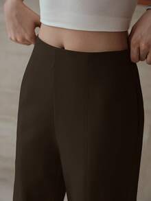 MOTF PREMIUM SLANT POCKET TAPERED LEG PANTS - Coffee Brown - View 5