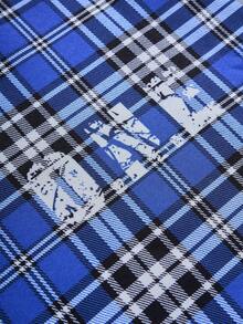 PAVTROS 男士格子印花 Polo 衫 - 彩色 - 查看 4