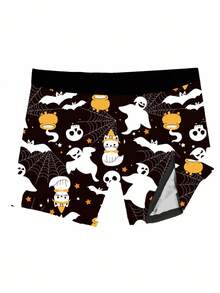 5pcs/Pack Men's Halloween Element Boxer Briefs - Multicolor - View 4