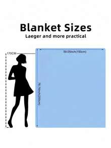 TOM & JERRY X SHEIN 卡通图案盖毯 - 超柔软珊瑚绒毛绒毯，适用于沙发、床和办公室，是送给成人粉丝的温暖蓬松礼物，可机洗，亲肤