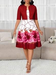 SHEIN Lady Trang phục hai mảnh cho nữ Trang phục công sở thường ngày cho nữ Trang phục công sở cho nữ Trang phục đi chơi cho nữ Trang phục sân bay cho nữ Trang phục du lịch Trang phục sân bay - Nhiều màu - Xem 5