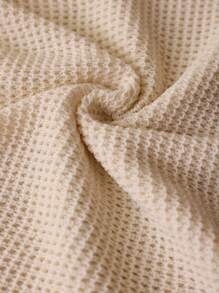 LanaWest Women's Classic Round Neck Rainbow Ombre Striped Retro Fitted Knit Sweater Dress, Autumn/Winter Fall Cloth For Women - Beige - View 7