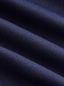 SHEIN Maija Kids 2件套少女彼得潘领长袖衬衫裙套装