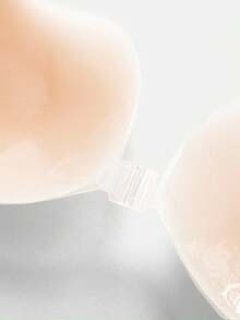 SHAPORA Mango Shaped Silicone Breast Petals, Invisible Adhesive Bra, Cleavage Enhancement Cakes Nipple Covers Push Up Adhesive Push Up Bra Boob Inserts Push Up Silicone Nipple Covers Silicone Breast Forms - Baby Pink - View 3