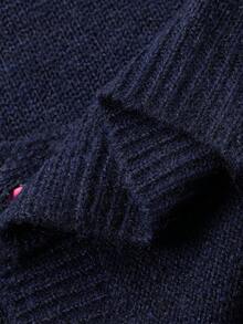 DAZY 婴幼儿女童纯色圆领长袖开衫，韩版，秋冬