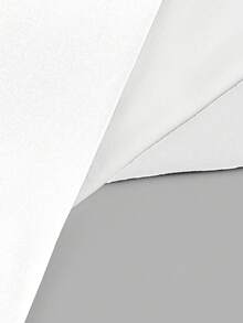 EMERY ROSE 3pcs/Set Plus Size Women's Solid Color Round Neck Basic Short Sleeve T-Shirts - White - View 8