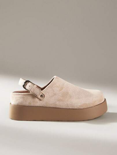 Solecia Zapatos casuales de suela gruesa para mujer, otoño/invierno