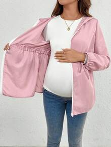 SHEIN جاكيت كاجوال للنساء ، ملابس خارجية للحوامل