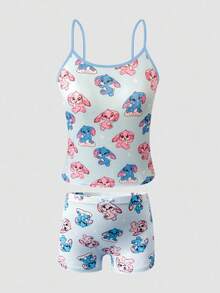 4pcs/Set Girls' Minimalist Solid Color Wireless Camisole & Comfortable Boyshort Panty Underwear Set Cute Underwear Set Fall Winter - Multicolor - View 7