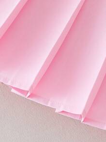 Souflis Souflis 春秋冬独特设计年轻女孩欧式圆领套头花3D针织毛衣，宽松版型搭配粉色百褶裙套装 - 彩色 - 查看 4