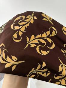 Manfinity RSRT Bộ đồ thường ngày áo sơ mi tay ngắn và quần short in họa tiết cổ điển dành cho nam - màu nâu - Xem 5