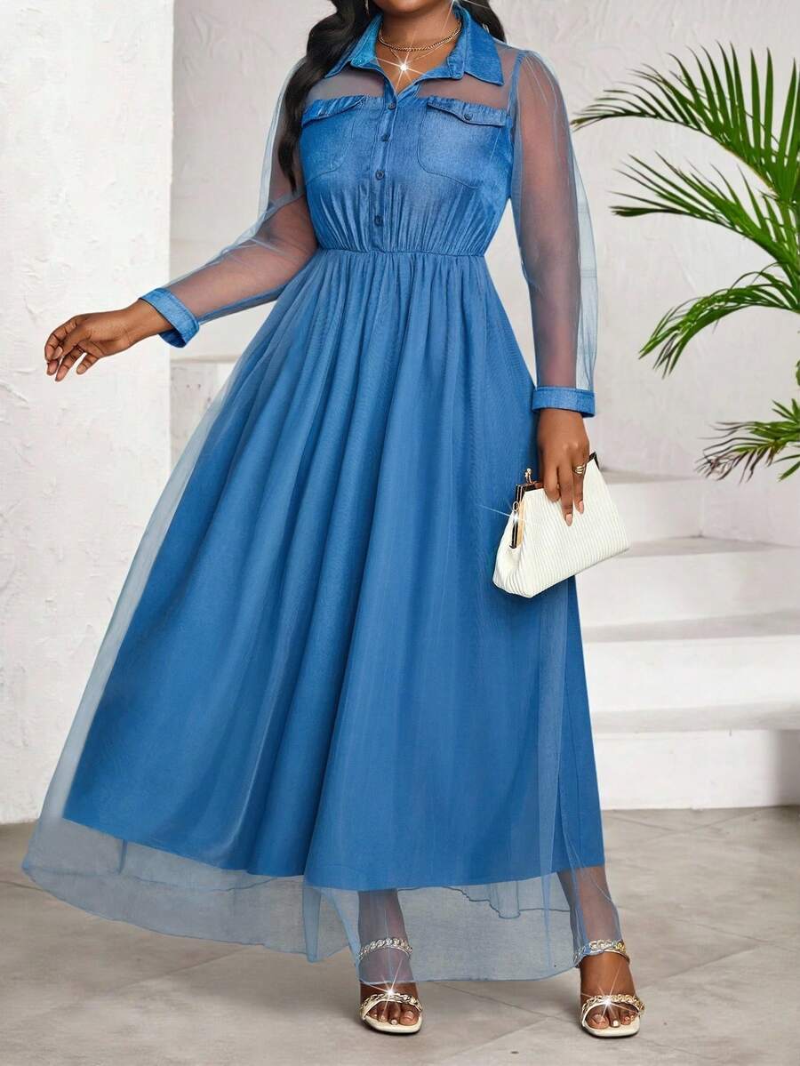 SHEIN Lady Đầm nữ thanh lịch in họa tiết kẻ caro dáng ôm dài ngang gối, đầm công sở mùa hè cho nữ, đầm đi làm cho nữ, đầm nữ, trang phục phụ nữ châu Phi, đầm tốt nghiệp/ đầm sinh nhật & sự kiện/ đầm công sở/ đầm đi nhà thờ/ đầm mùa hè cho nữ, đầm nữ, quần áo nữ cỡ lớn, đầm công sở thường ngày, đầm ngắn nữ, đầm mùa hè cỡ lớn cho nữ, đầm trang trọng màu xanh dương, đầm nữ phong cách boho hở lưng, đầm maxi rộng thùng thình cho nữ, đầm mùa hè cho nữ. - Màu xanh lam - Xem 1