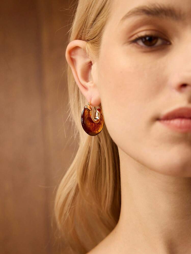 BOUCLES D'OREILLES CRÉOLES GRANDES ET AJOURÉES POUR FEMMES