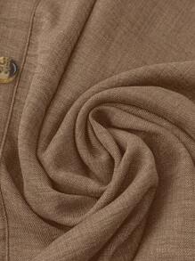 EMERY ROSE Halloween Plus Size Skirts - Mocha Brown - View 3