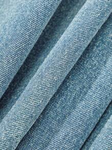 Explorewe 2025 Spring/Summer New Loose Straight Leg Vintage Y2K Washed Comfortable Casual Jeans For Tween Girls Fall Winter - Medium Wash - View 5