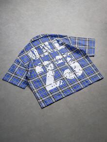 PAVTROS 男士格子印花 Polo 衫 - 彩色 - 查看 3