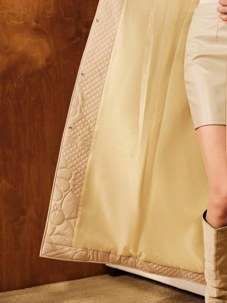 Chaqueta de algodón acolchada con estampado floral de manga larga y cintura ceñida, ligera y adecuada para otoño, invierno, salir, elegante, formal, fiesta, chic, Año Nuevo, abrigo de invierno para mujer, Navidad, trabajo, graduación, boda, lujo