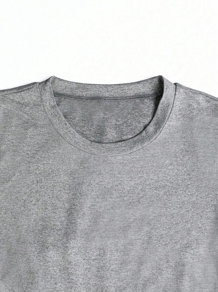 INAWLY 3pcs Women Casual Versatile Fitted Ruched Short Sleeve T-Shirt Set, Suitable For Summer