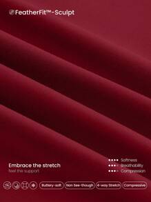 GLOWMODE FeatherFit™-Sculpt Snatch It 收腹口袋柔软硅胶腰带紧身裤中等强度慢跑健身骑行