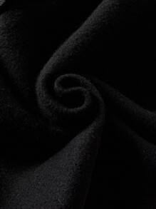 2件套男童休闲渐变印花宽松卫衣和运动裤套装 - 黑色 - 查看 5