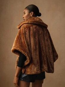 Vesra Women's Casual Thickened Hooded Fleece Jacket