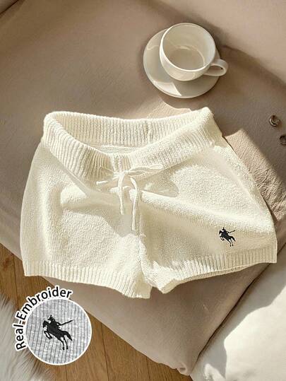 Comfortcana 女士休闲紧身迷你毛衣裤，适合日常穿着，适合返校穿着