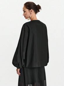 Lumivelle Halloween Women Blouses Fall Cloth For Women - Black - View 2