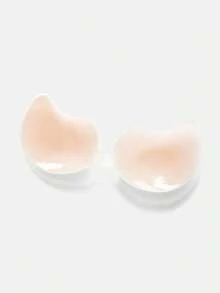 SHAPORA Mango Shaped Silicone Breast Petals, Invisible Adhesive Bra, Cleavage Enhancement Cakes Nipple Covers Push Up Adhesive Push Up Bra Boob Inserts Push Up Silicone Nipple Covers Silicone Breast Forms - Baby Pink - View 8