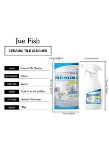 SHEIN 1pc 3pcs Tile Cleaner, Bathroom Tile Floor Marble Bright Strong Dirt Remover