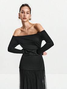 Lumivelle Vestidos largos de mujer para Halloween - Negro - Ver 7