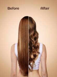 Teckwe 25 毫米粉色卷发器，2 级温度快速加热适合家庭和旅行 - 英国插头 - 粉色 - 查看 4