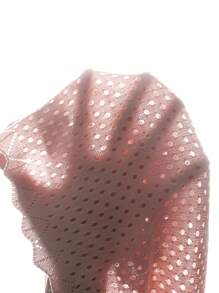 SHEIN Tween Girl Elegant Fitted Long Sleeve Pullover Sweater,In Fall/Winter - Dusty Pink - View 5