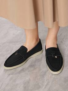 Sleekvia نساء كاجوال مريحة مسطحة لوفرز، متعددة الاستخدامات للارتداء اليومي