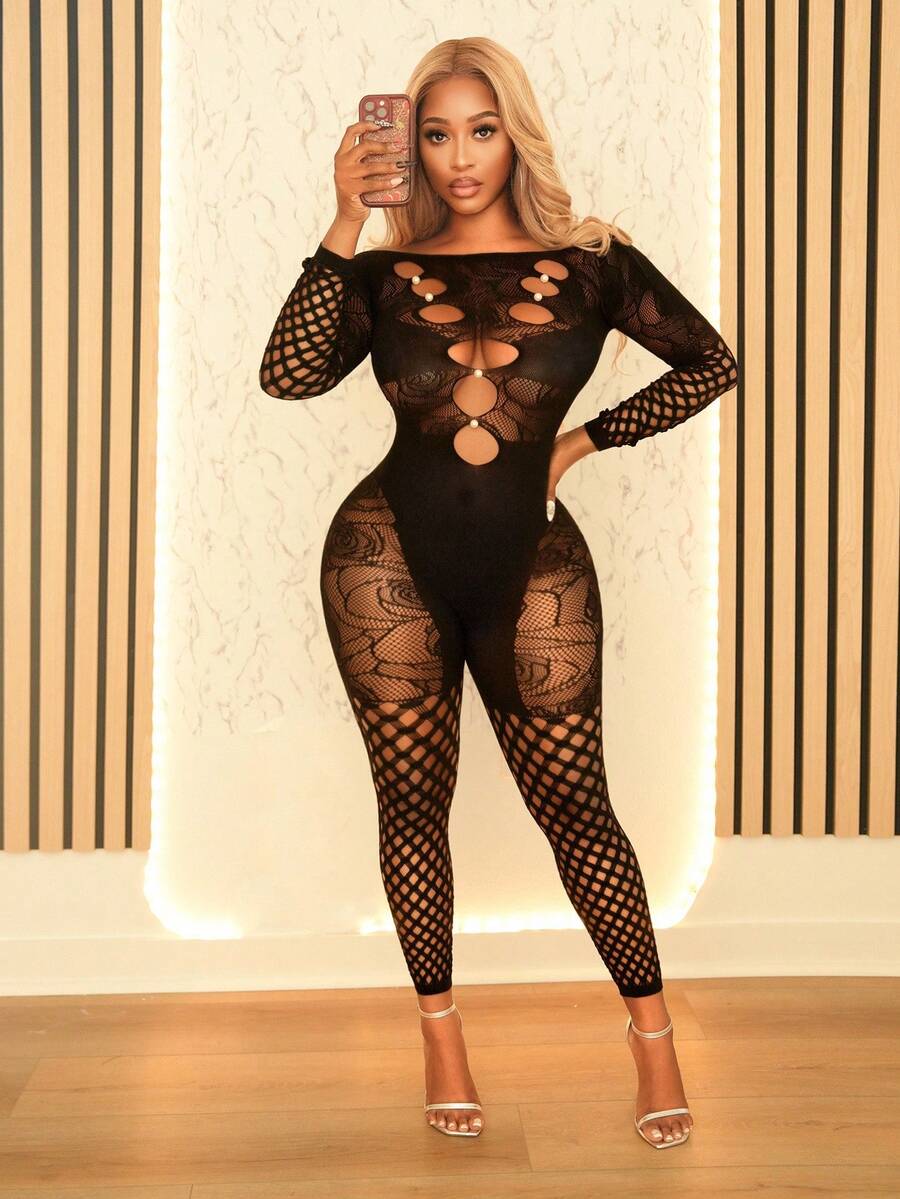 BamGleam Halloween Women Unitards Fall Cloth For Women - Black - View 1