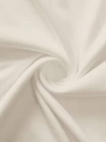 SHEIN EZwear 2 件女式方领修身长袖休闲 T 恤套装，棕色和浅杏色，适合秋冬季 - 彩色 - 查看 3