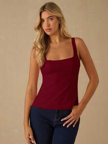 Enchnt Canotta da donna romantica e lussuosa in velluto con decorazioni di strass e fiocco sulla schiena, elegante e alla moda per feste, appuntamenti, vacanze, lauree, uscite, Ognissanti e Natale, autunno, Capodanno