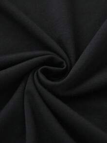 SHEIN 万圣节少女休闲时尚创意井字南瓜蝴蝶结幽灵图案印花基础款短袖T恤 可爱幽灵衬衫 万圣节衬衫 可爱幽灵衬衫 可爱童装 女孩万圣节衬衫 女孩可爱衬衫 猫咪衬衫 儿童猫咪图案T恤 女孩万圣节衬衫 女孩幽灵衬衫 - 黑色 - 查看 4