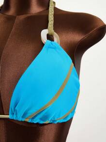 Zestiva 夏季沙灘鏈狀三角比基尼套裝