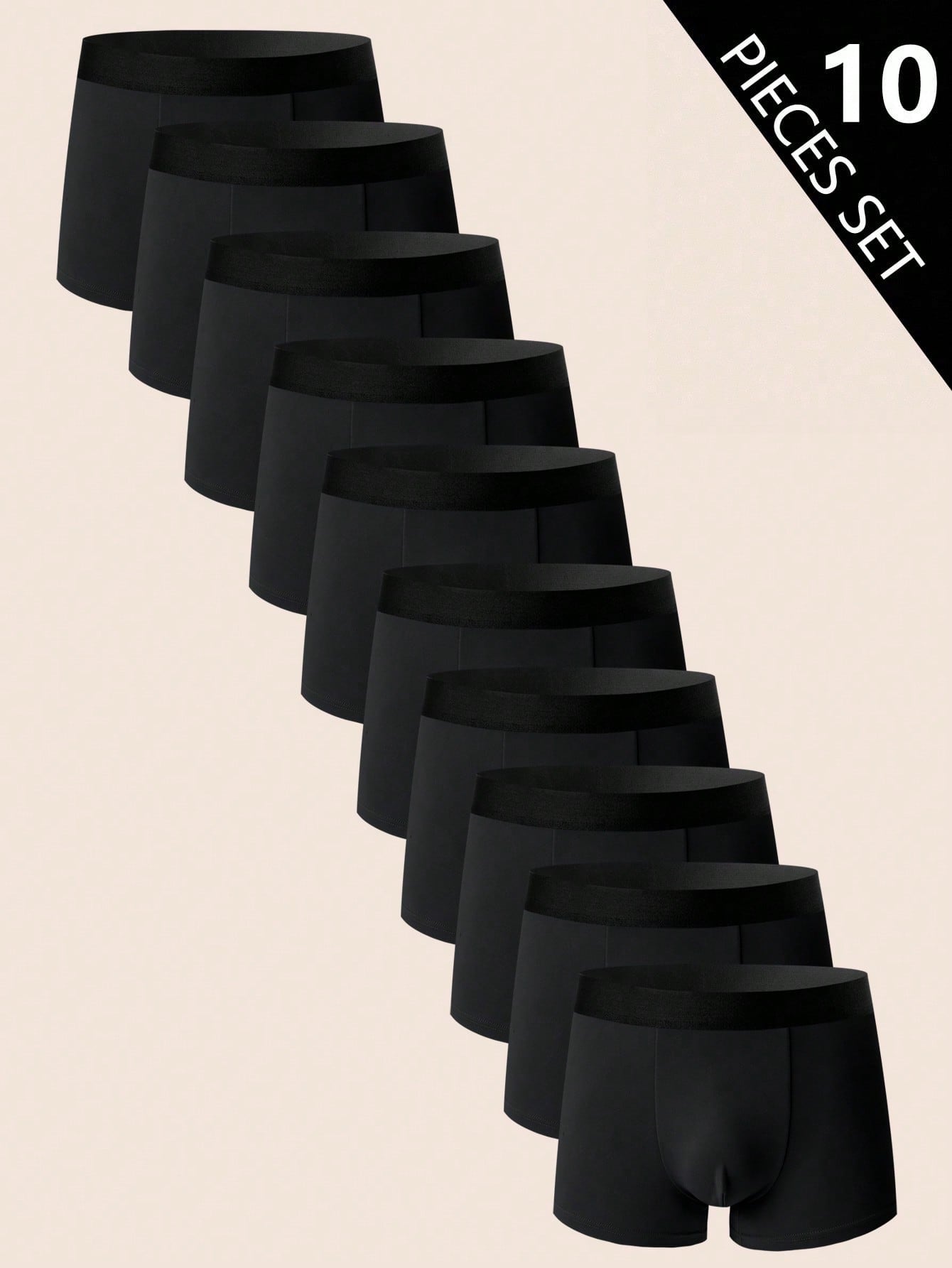 Manfinity 10pcs Boxer Briefs Pack