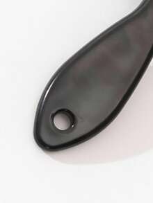 ROMWE Kawaii Bowknot Leopard Print Air Cushion Massage Hair Brush - Black - View 4