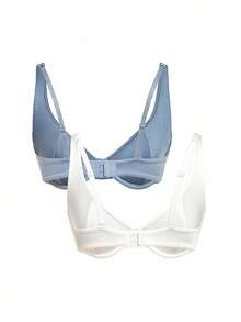 Ocili 2pcs Seamless Wireless Sexy Bra Set - Multicolor - View 7